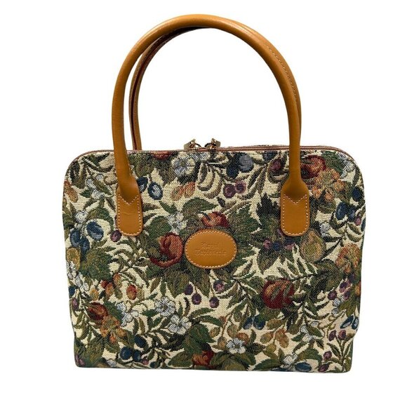 Royal Tapisserie Handbags - Royal Tapisserie NWOT Tapestry Cottagecore Leather Strap Handbag Purse